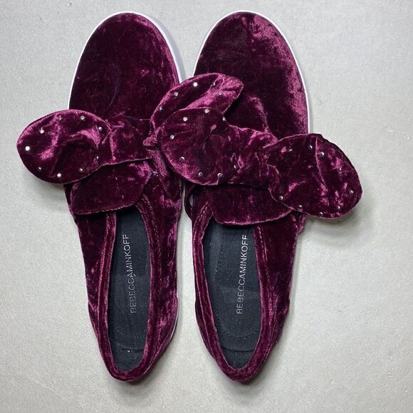 💙NWOB MSRP $150 Rebecca Minkoff Stacey Studded Platform Slip-On Women's Size 8 - Picture 6 of 6